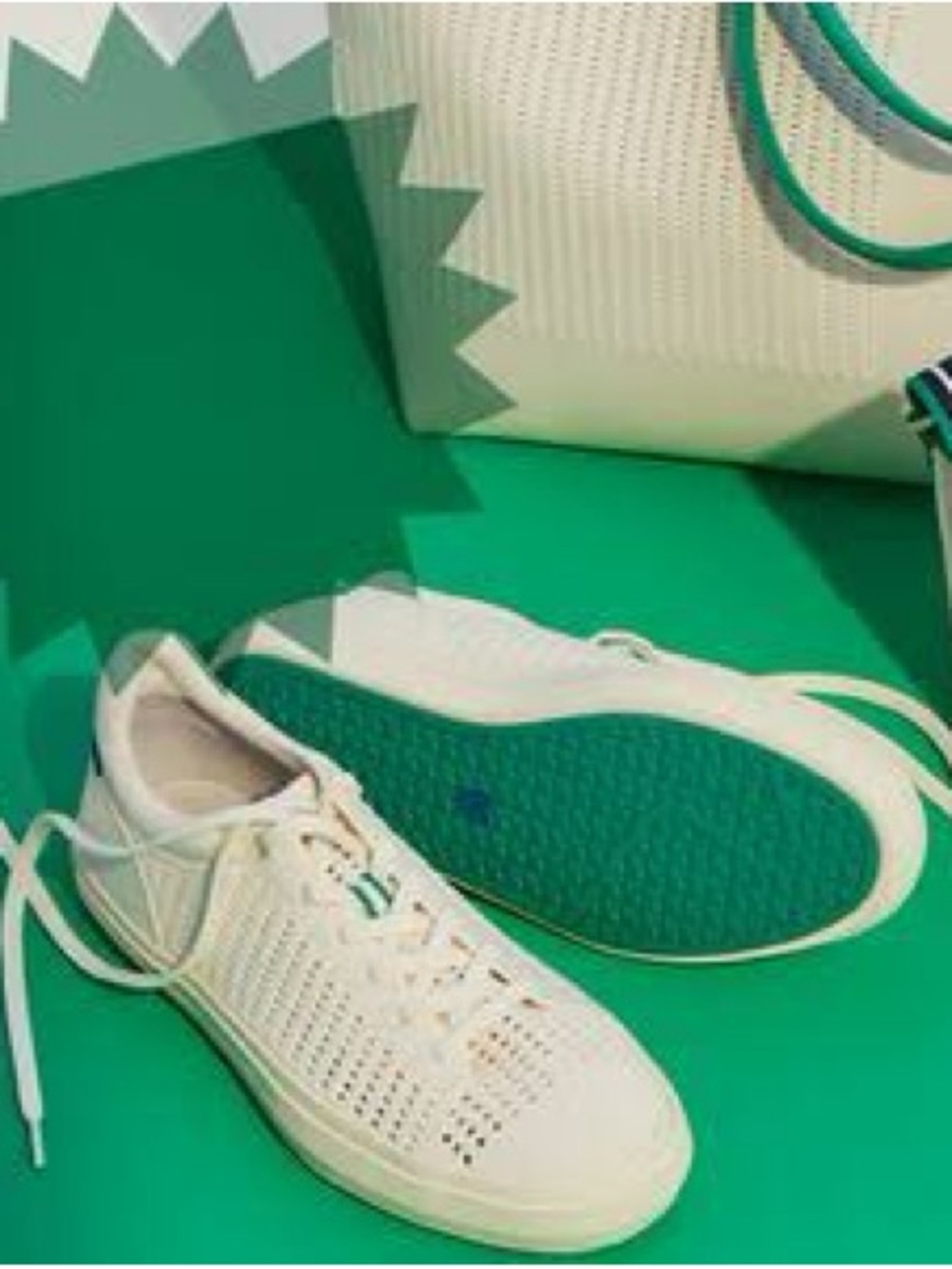 Rothy’s RS02 Knit Sneakers in Courtside White